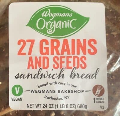 27 Grains and Seeds Sandwich Bread
