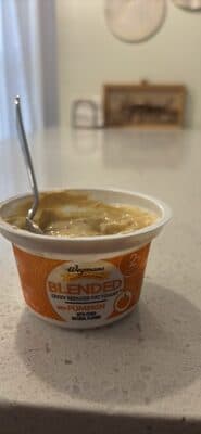 Greek Reduced Fat Yogurt with Pumpkin