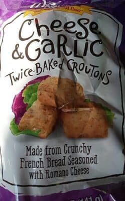 Cheese & Garlic Twice-Baked Croutons