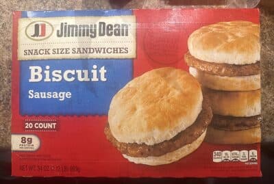 Sausage Biscuit Snack Sandwiches