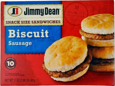 Sausage Biscuit Snack Sandwiches