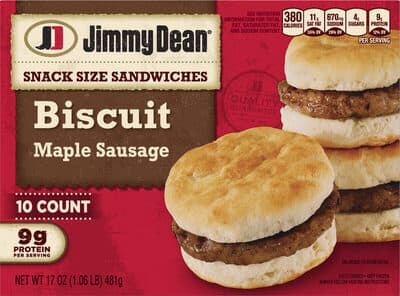 Maple Sausage Biscuit Sandwiches