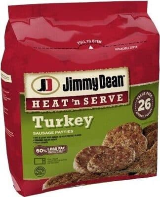 Turkey Heat 'n Serve Sausage Patties