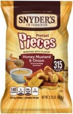 Honey Mustard & Onion Flavored Sourdough Hard Pretzel Pieces