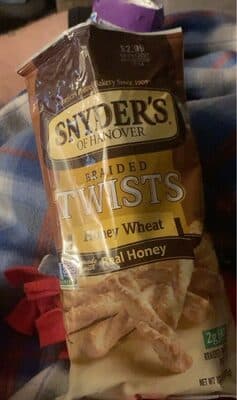 Honey Wheat Braided Twists Pretzels