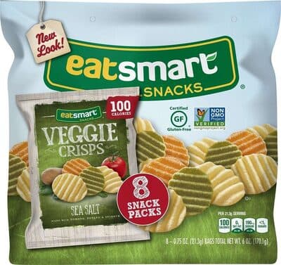 Eatsmart Snacks, Sea Salt Garden Veggie Crisps