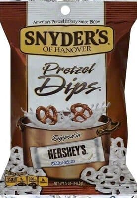 White Creme Pretzel Dips