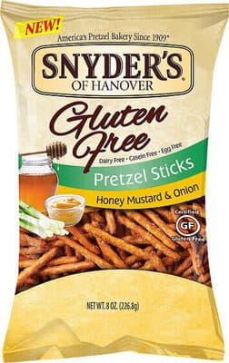 Honey Mustard & Onion Gluten Free Pretzel Sticks
