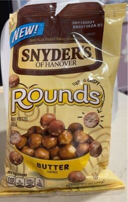 Butter Flavored Light & Crispy Rounds Mini Pretzel Balls