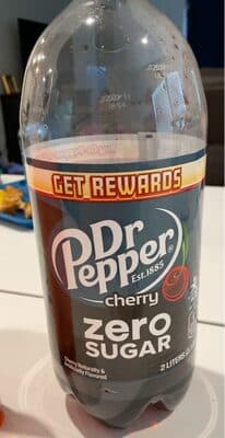 Cherry Flavored Zero Sugar Soda