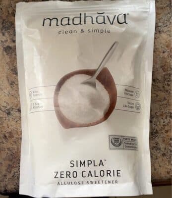 Simpla Zero Calories Allulose Sweetener