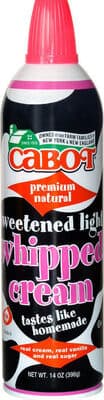 Sweetened Light Whipped Cream