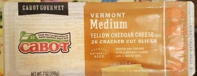 Vermont Medium Yellow Cheddar Cheese