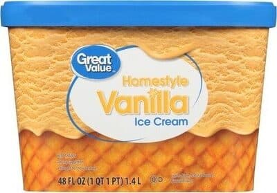 Homestyle Vanilla Flavor Ice Cream