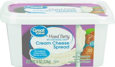 Mixed Berry Flavor Cream Cheese Spread