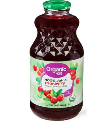 100% Cranberry Organic Juice From Concentrate