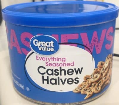 Everything seasoned cashew halves