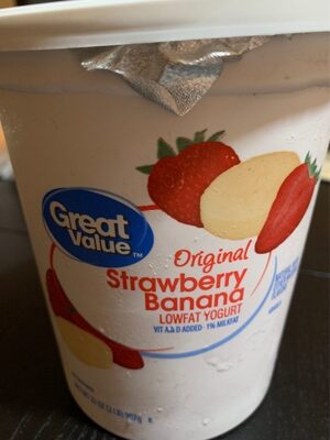 Strawberry Banana Original Lowfat Yogurt