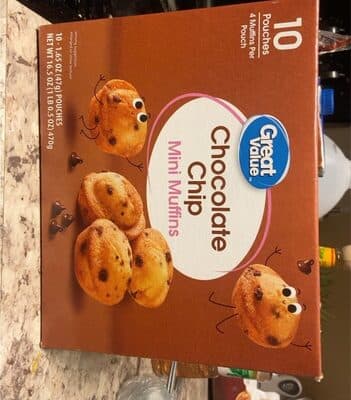 Chocolate Chip Mini Muffins