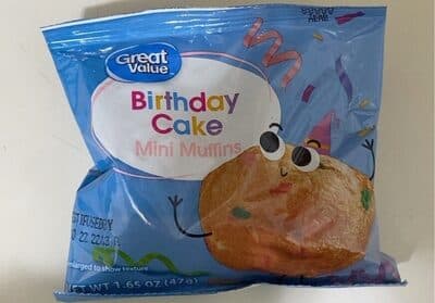 Birthday Cake Mini Muffins