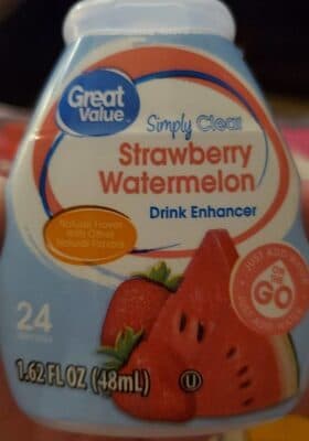 Strawberry Watermelon Flavor Simply Clear Drink Enhancer