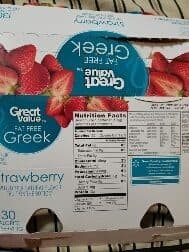 Strawberry Greek Nonfat Yogurt