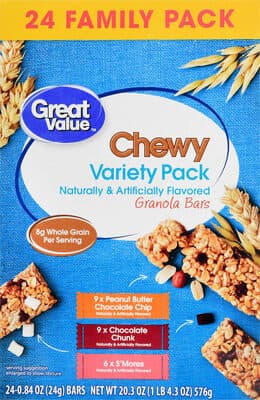 Chewy Granola Bars Variety