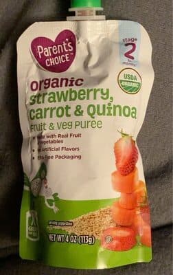Strawberry, carrot & quinoa