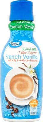 French Vanilla Flavored Sugar Free Coffee Creamer