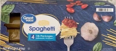 ENRICHED MACARONI PRODUCT, SPAGHETTI
