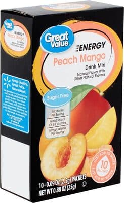 Peach Mango Flavor Energy Drink Mix