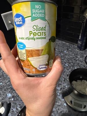 Sliced Pears