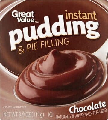 Chocolate Flavored Instant Pudding & Pie Filling