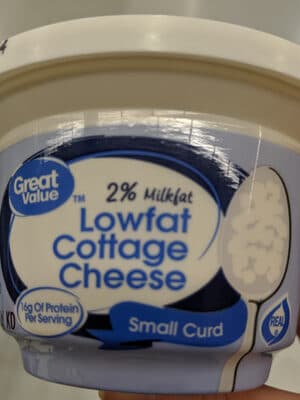 2% LOW FAT SMALL CURD COTTAGE CHEESE