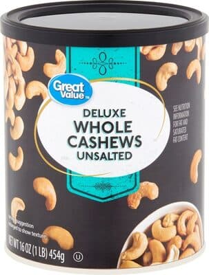 Unsalted Deluxe Whole Cashews