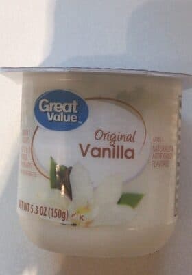 Great Value Original Lowfat Vanilla Yogurt