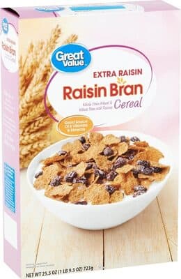 Extra Raisin Bran Wheat Flakes With Raisins