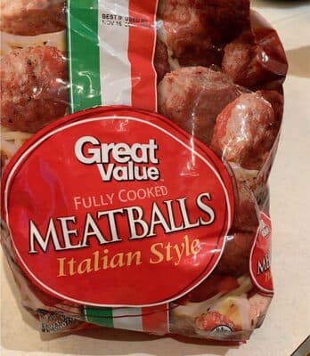 Fully Cooked Meatballs Italian Style