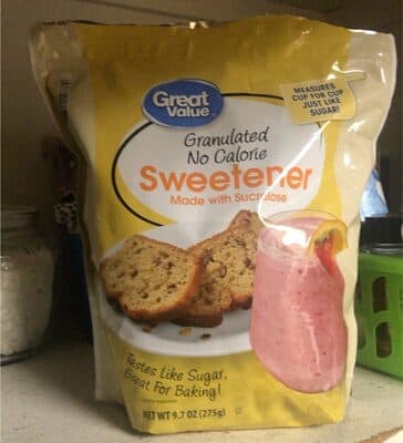 Granulated No Calorie Sweetener Made With Sucralose