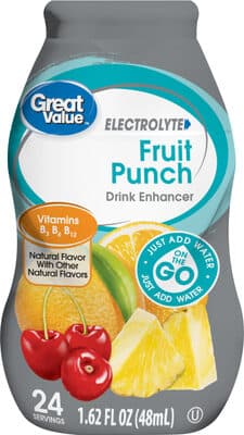 Fruit Punch Flavor Electrolyte Drink Enhancer