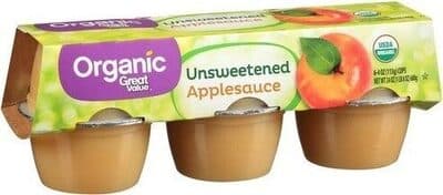 Unsweetened Organic Applesauce