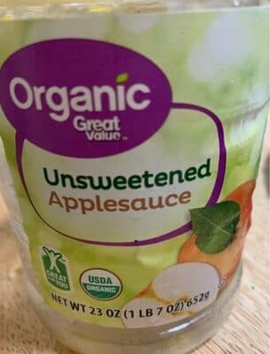 Unsweetened Organic Applesauce
