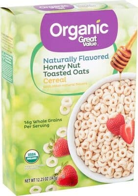 Honey Nut Toasted Oats Flavored Organic Cereal