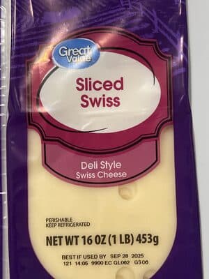 Swiss Deli Style Sliced Cheese