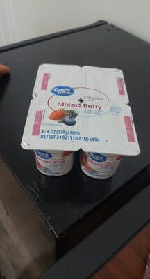 Mixed Berry Flavored Original Lowfat Yogurt