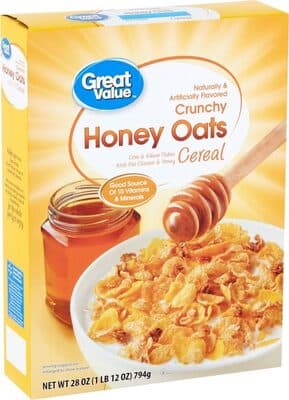 Crunchy Honey Oats Natural Honey Flavored Multigrain Cereal with Granola