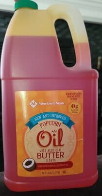 Popcorn oil