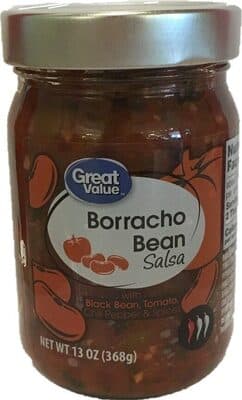 Borracho Bean Salsa with Black Bean, Tomato, Chili Pepper & Spices