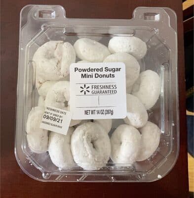 Powdered Sugar Mini Donuts
