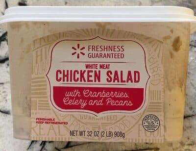 Chicken Salad with Cranberries, Celery, Pecans